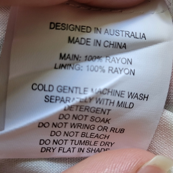 Paper Crane Tropical Maxi Dress Small Spring Summer Vacation Cruise Beach - Picture 7 of 7